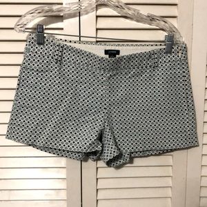 J. Crew side zip patterned shorts